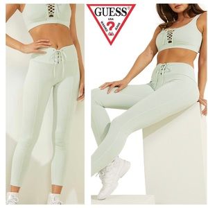 Never Worn - NWT - Guess - Lace Up Leggings